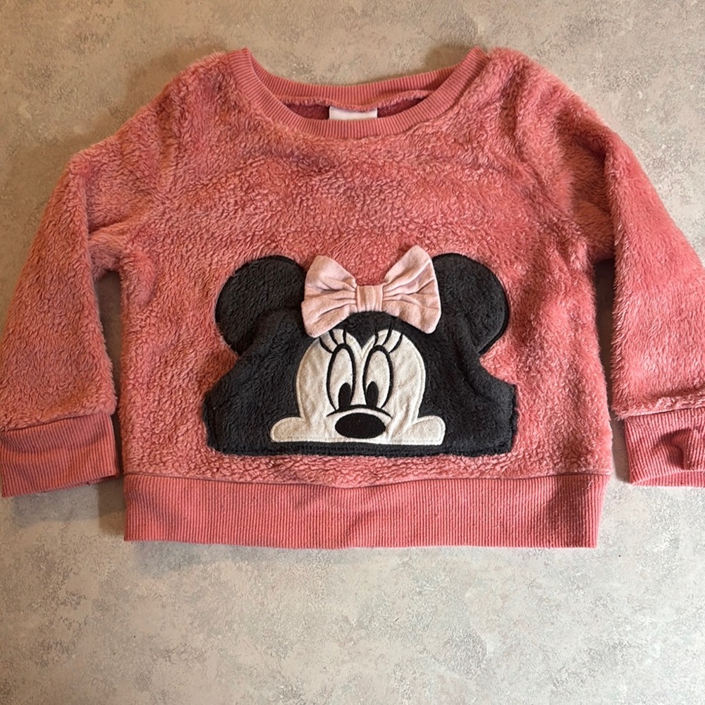 Disney Minnie Mouse Pink Fleece Hoodie